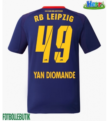 RB Leipzig Yan Diomande #49 Bortatröja 2025-26 Kortärmad